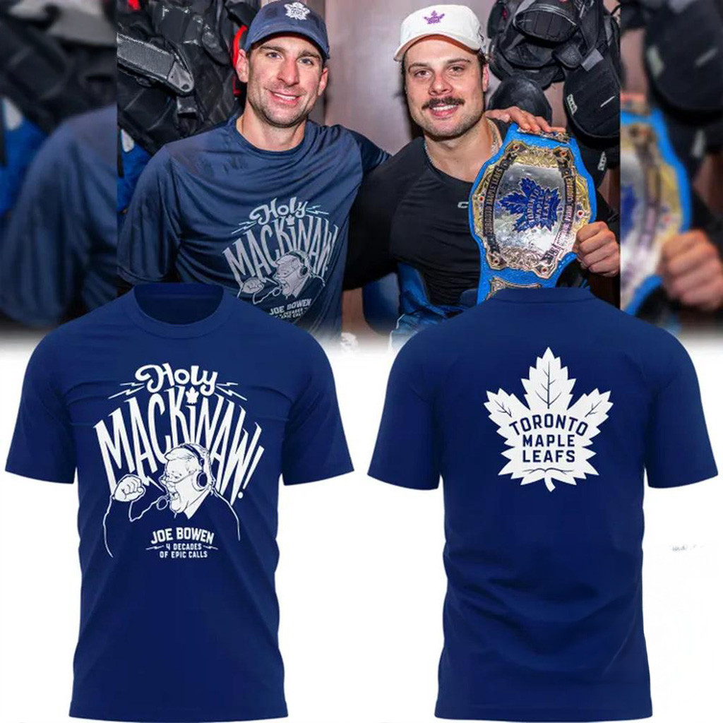 Toronto Maple Leafs Holy Mackinaw T-Shirt Leafs Merch Gifts For Hockey Enthusiasts-1