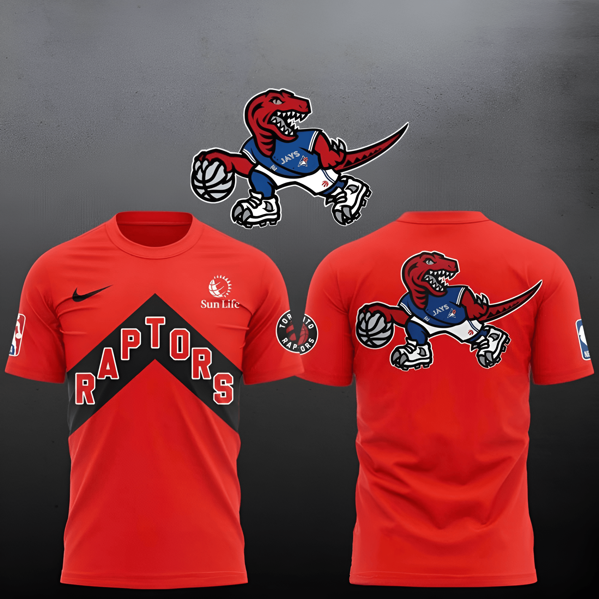 Toronto Raptors World Series Toronto Blue Jays T-Shirt Toronto Raptors Merch NBA Gifts-1