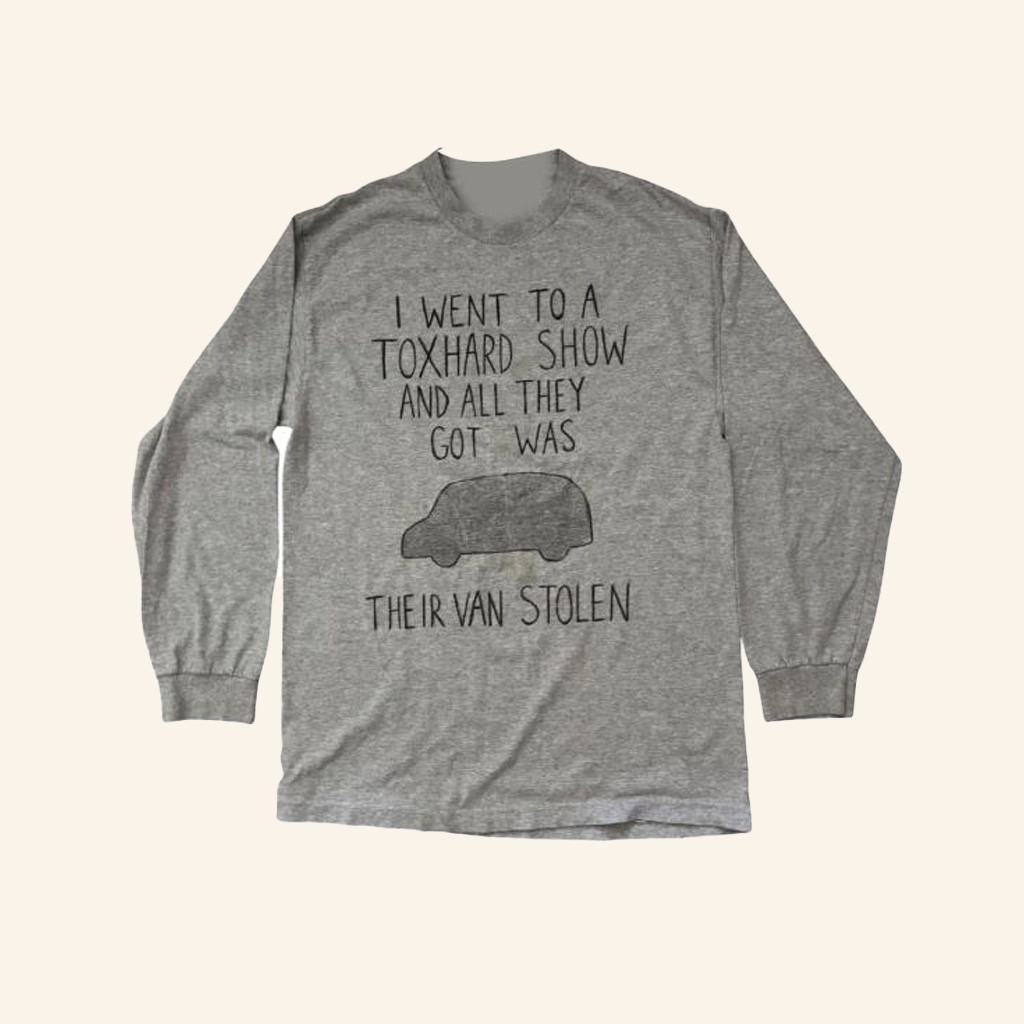 Toxhards Merch All I Got Was Their Van Stolen Long Sleeve Shirt Gifts For Music Lovers-1