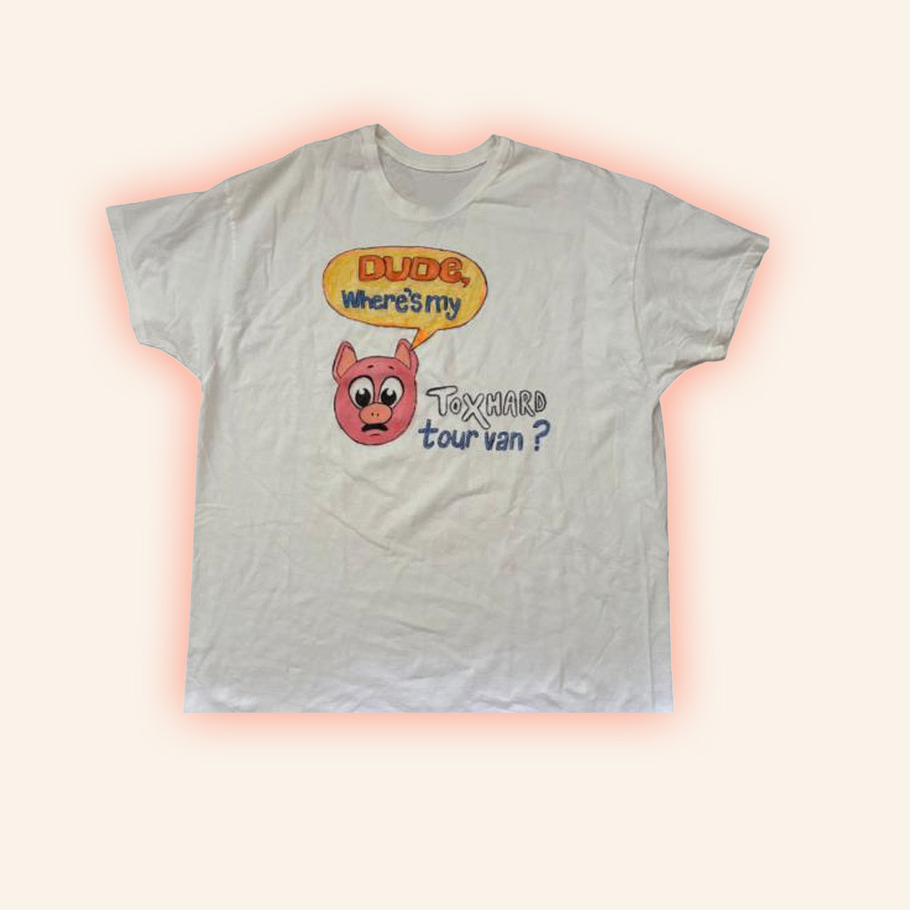 Toxhards Merch Dude Where's My Toxhards Tour Van T-Shirt Music Gift Ideas For Guys-1