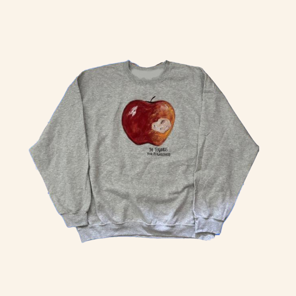 Toxhards Merch The Toxhards Your Neighborhood Apple Sweatshirt Gifts For Music Fans-1