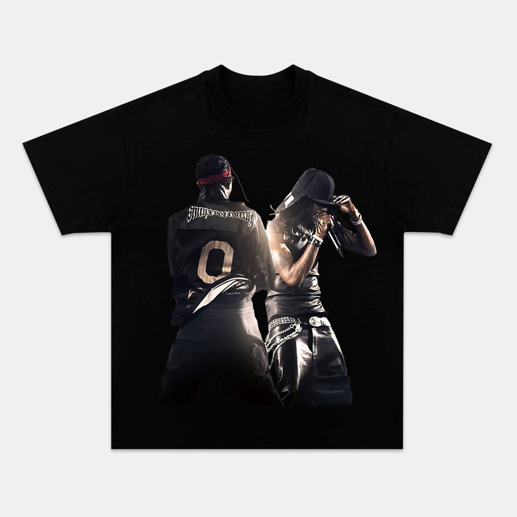 Travis Scott And Playboi Carti Graphic T-Shirt Fan Merch Christmas Presents For Him-1 Travis Scott And Playboi Carti Graphic T-Shirt Fan Merch Christmas Presents For Him-1