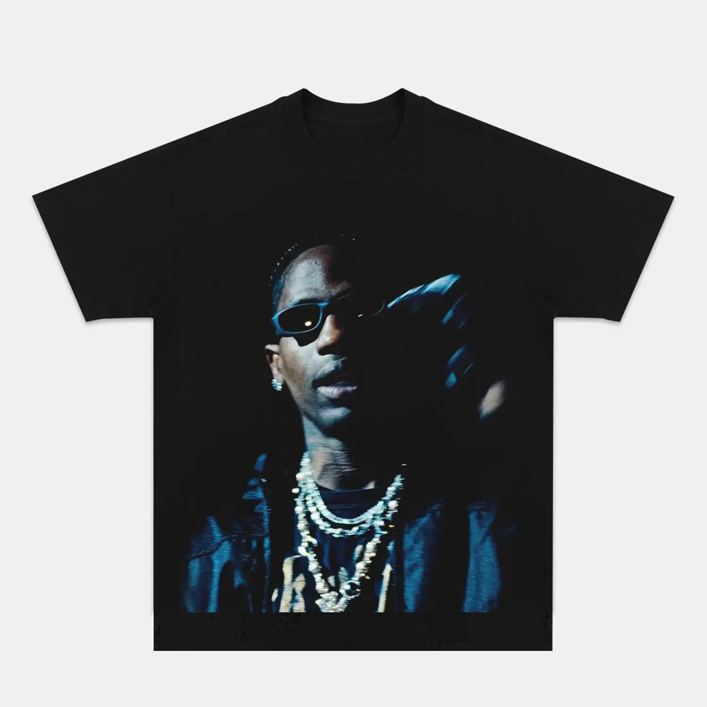 Travis Scott Graphic T-Shirt Travis Scott Merch For Fan Xmas Gifts For Men-1