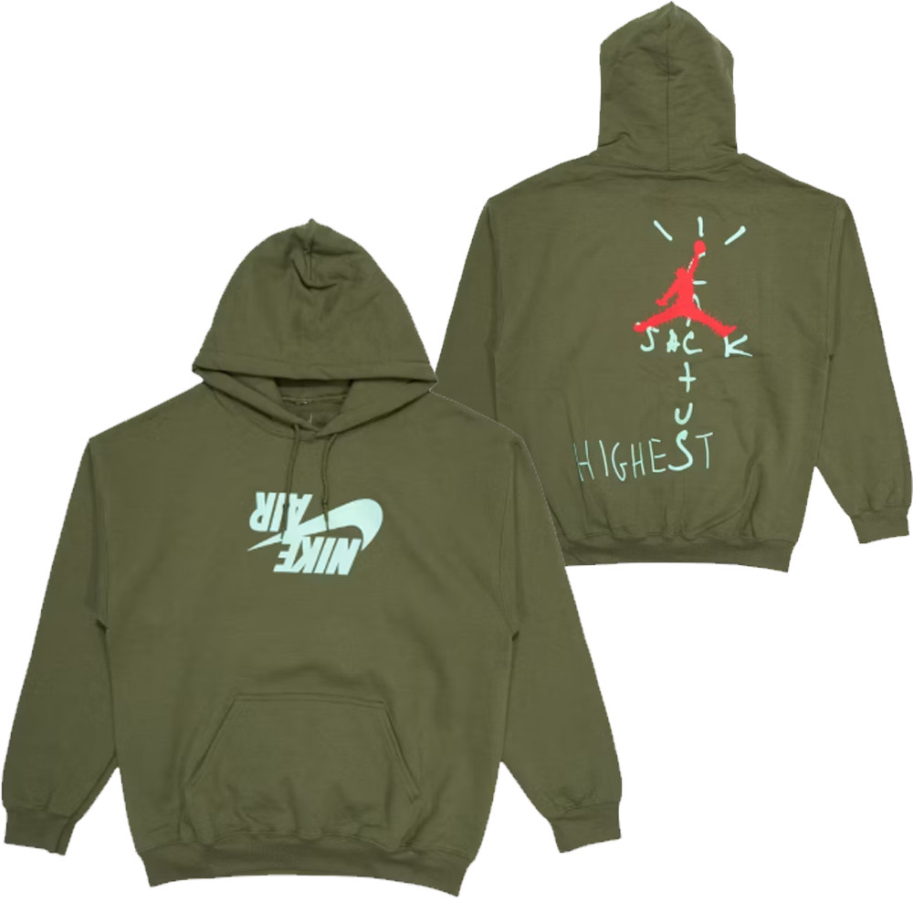 Travis Scott Jordan Cactus Jack Highest Hoodie Cactus Jack Merch Fan Apparel Best Gifts-1