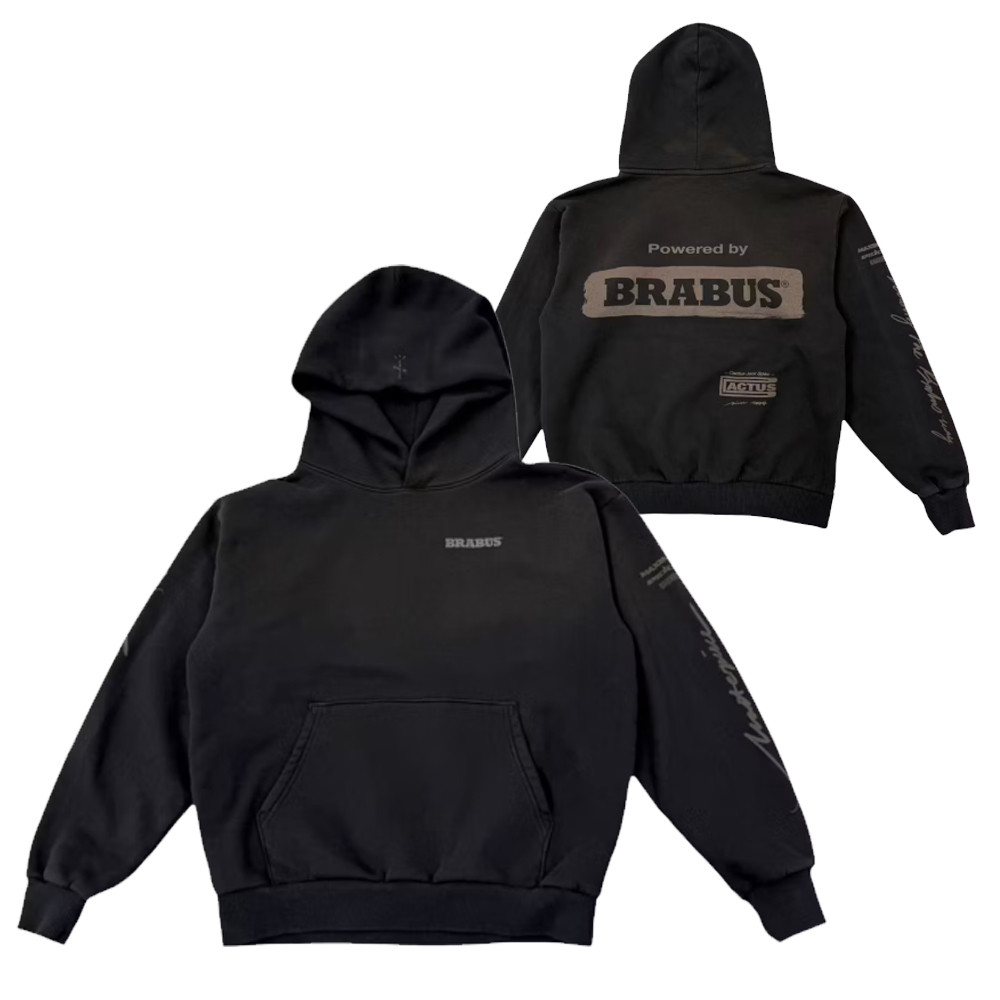 Travis Scott x Brabus Hoodie Cactus Jack Merch Best Gifts For Fans Ideas For Dude-1