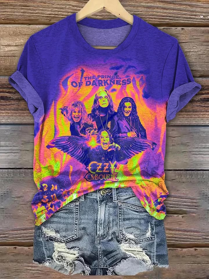 Tribute In Memory Of Ozzy Osbourne Shirt Prince Of Darkness Cool Rock Fan Icon Fan Merch-1