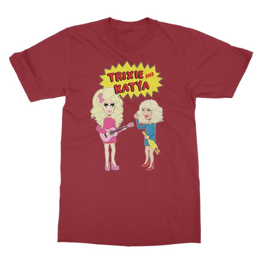 Trixie And Katya Shirt Choke A Chicken Trixie And Katya Merch Gifts-1