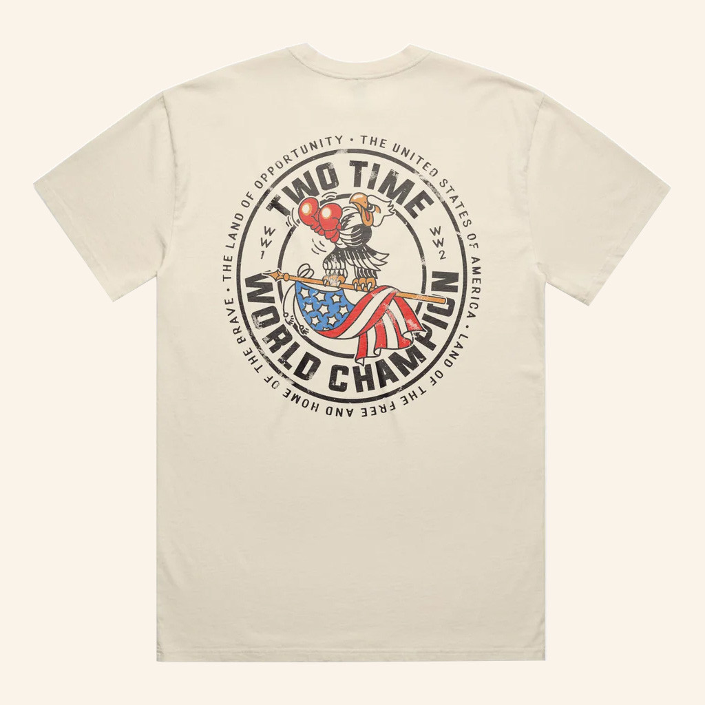 Turning Point USA Shirt 2X World Champ T-Shirt Charlie Kirk Merch TPUSA Merch Gifts For Dad-1