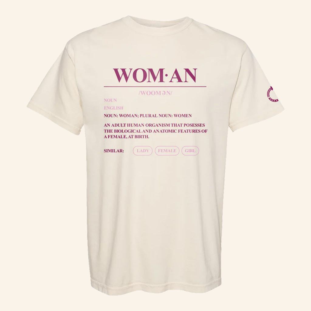 Turning Point USA Shirt Charlie Kirk Merch WOM AN Definition T-Shirt TPUSA Merch Gifts For Mom-1