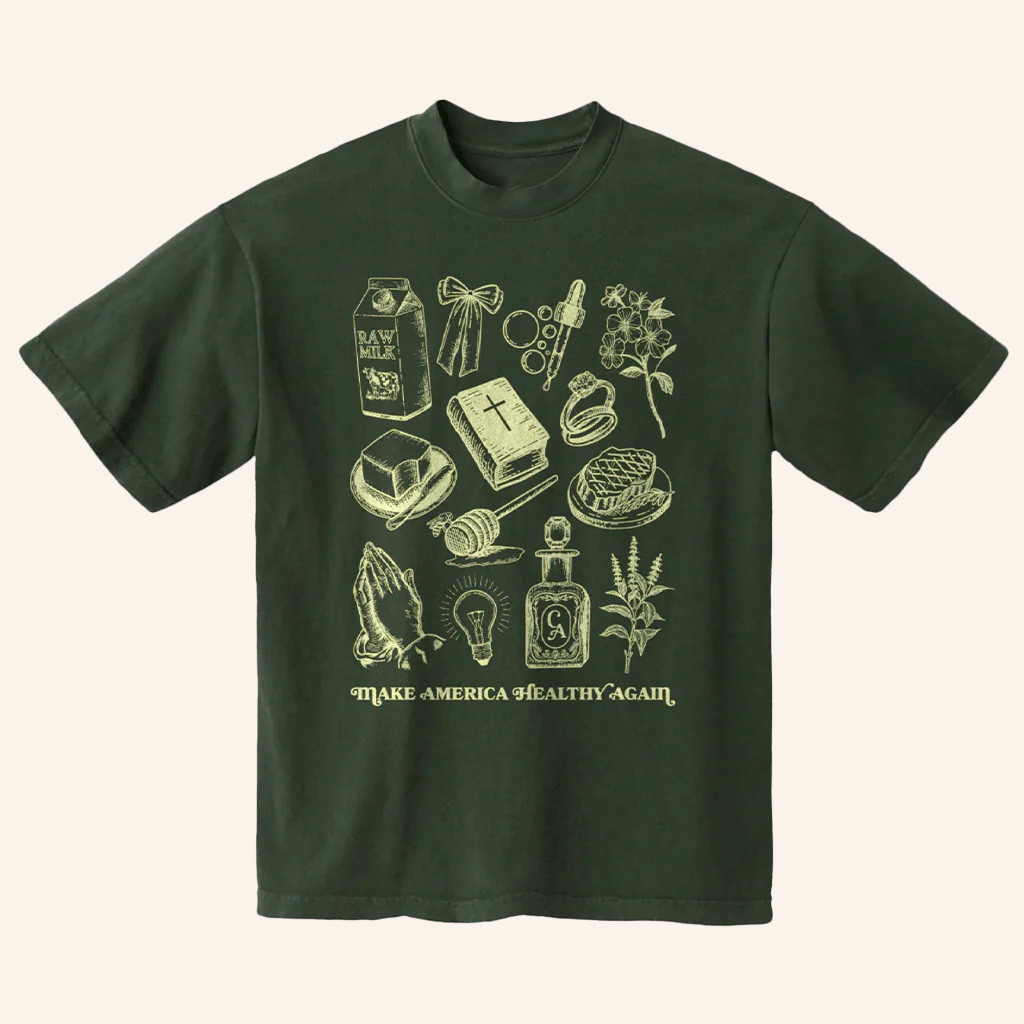 Turning Point USA Shirt Make America Healthy Again T-Shirt Charlie Kirk Merch Shirt TPUSA Merch-1