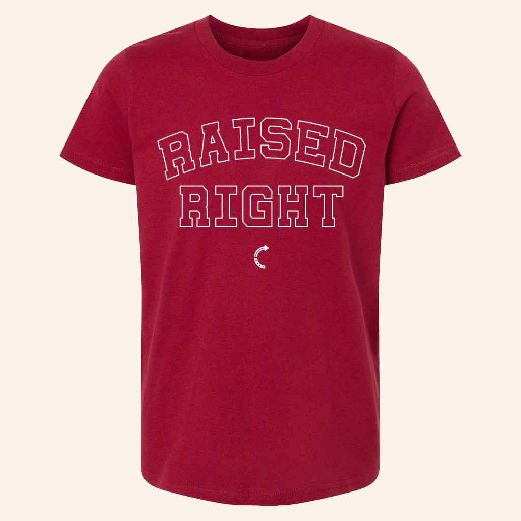 Turning Point USA Shirt Raised Right T-Shirt Charlie Kirk Merch TPUSA Merchandise Him Gifts-1