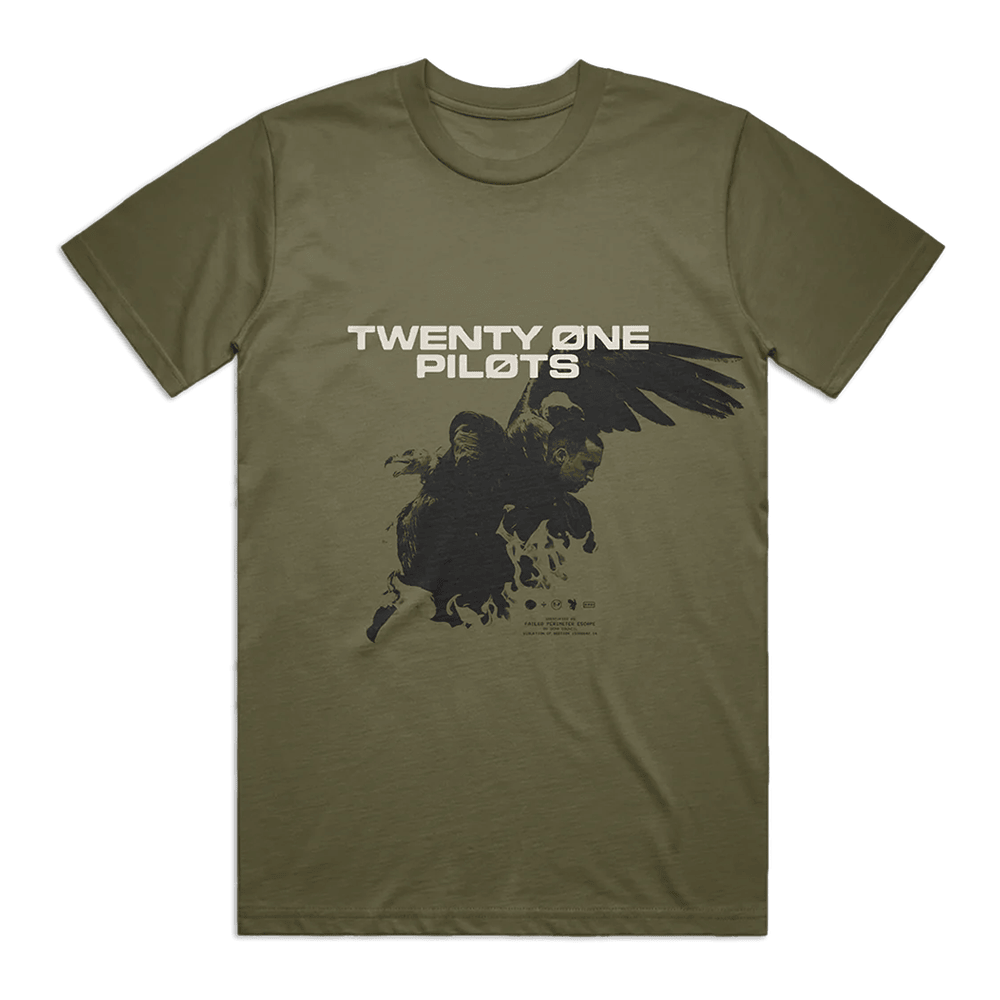 Twenty One Pilots Merch Escape Wings T-Shirt Great Father's Day Gifts Gifts For Friends-1