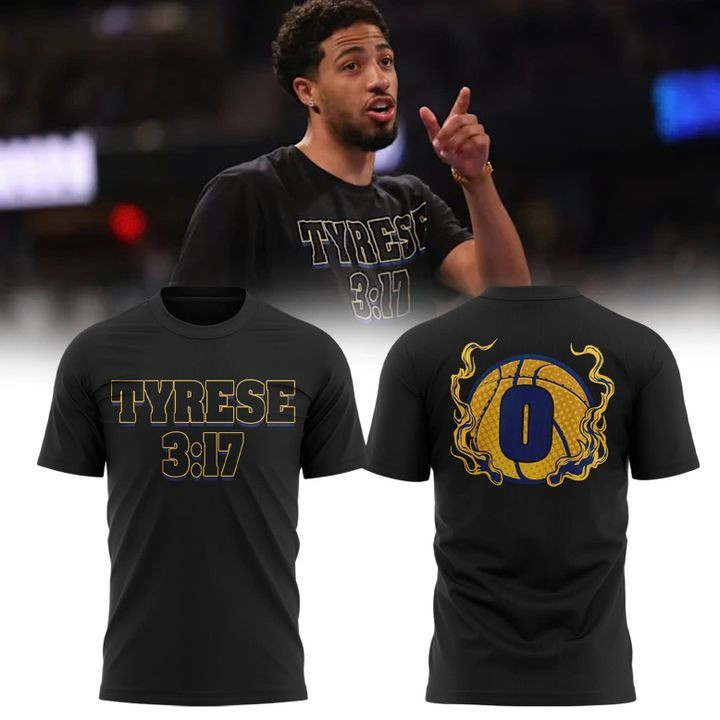 Tyrese Haliburton 3'17 T-Shirt Indiana Pacers Merch Gifts For Basketball Lovers Fans-1 Tyrese Haliburton 3'17 T-Shirt Indiana Pacers Merch Gifts For Basketball Lovers Fans-1