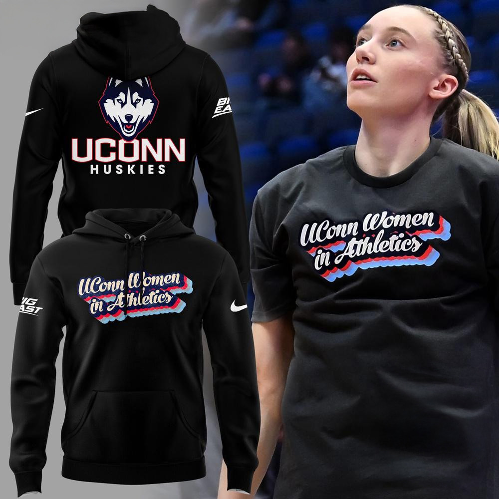 UConn Huskies Women's Basketball 2025 In Athletics Hoodie Basketball Fan Gift Ideas-1