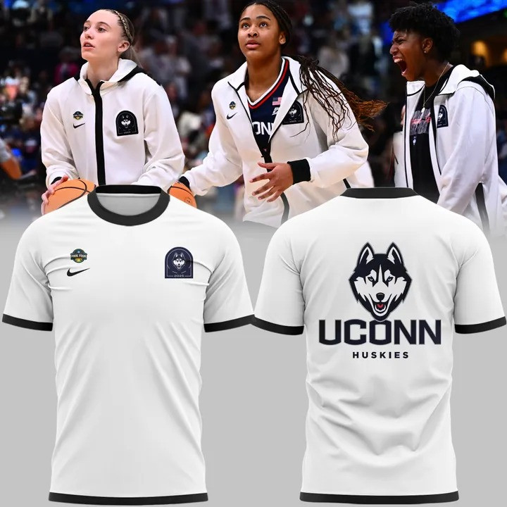 UConn Huskies Women's Basketball 2025 T-Shirt Uniform Apparel Gifts For UConn Fans-1