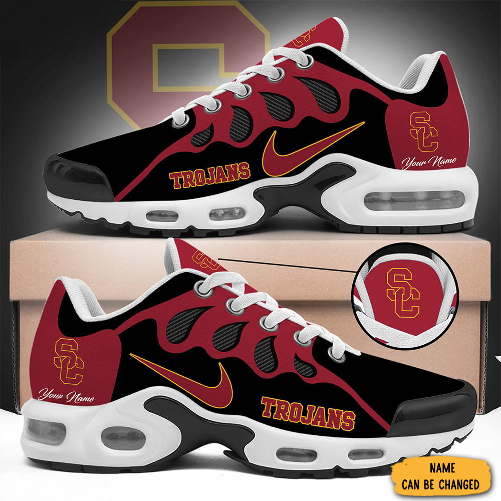USC Trojans 2025 New Custom USC Trojans Nike Air Max Plus Sneakers Merchandise Shoes Best Gifts For Fans-1