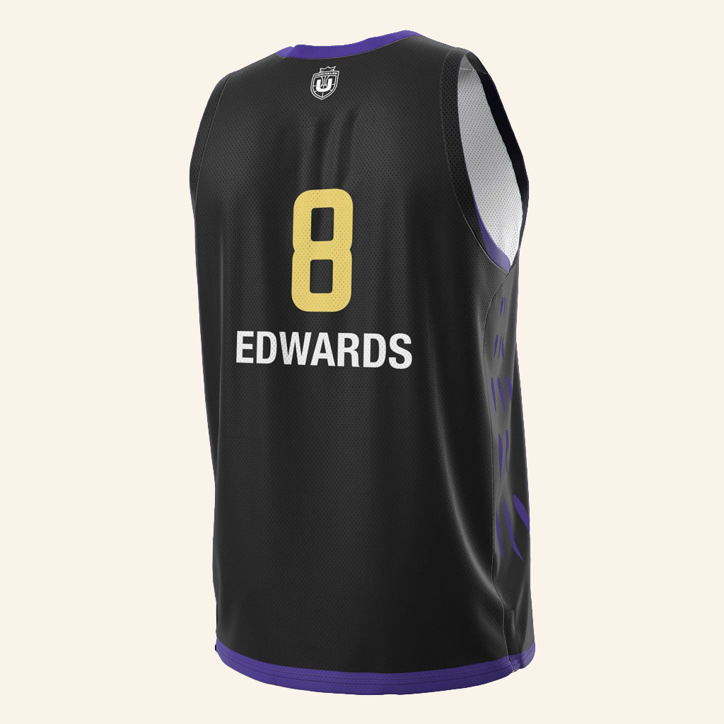 Unrivaled Merch Lunar Owls Basketball Club Under Armour Jersey 8 Edwards Jersey Friends Gifts-1
