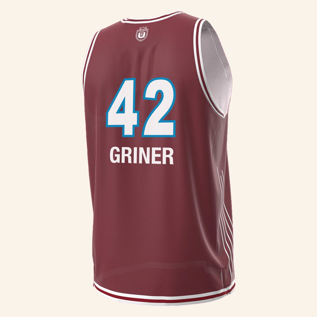 Unrivaled Merch Vinyl Basketball Club Under Armour Jersey 42 Griner Jersey Gifts For Son-1