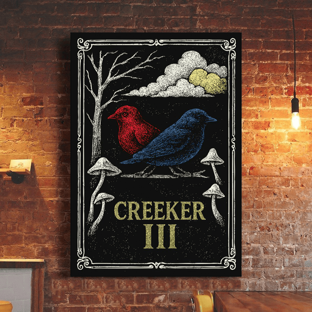 Upchurch Merch Mushroom Creeker III Poster Art Decor Upchurch Concert Merch Gift Items-1