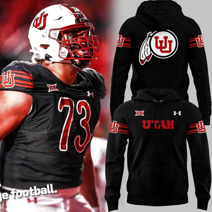 Utah Utes Football New Alternate Uniforms Hoodie Utah Utes Football Fan Merch Clothing-1