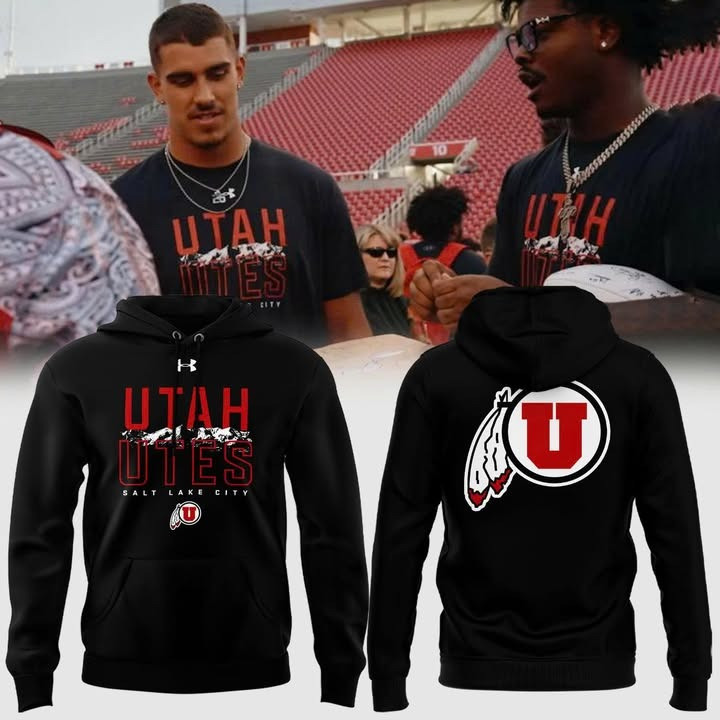 Utah Utes Football New Salt Lake City Old Logo Hoodie Fan Merch Gifts For Him Her-1