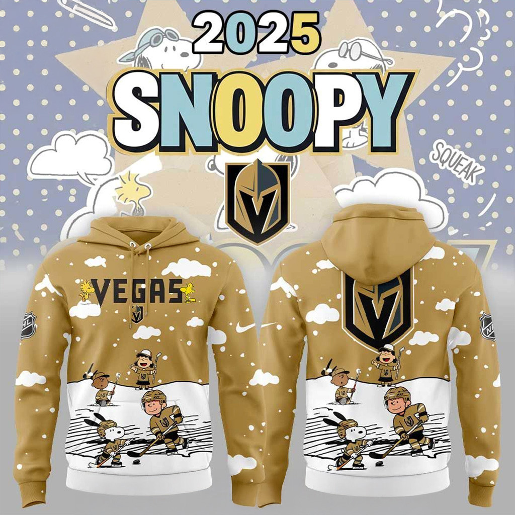 Vegas Golden Knights Snoopy and Peanuts 2025 Hoodie Knights Merch Present For Brother-1
