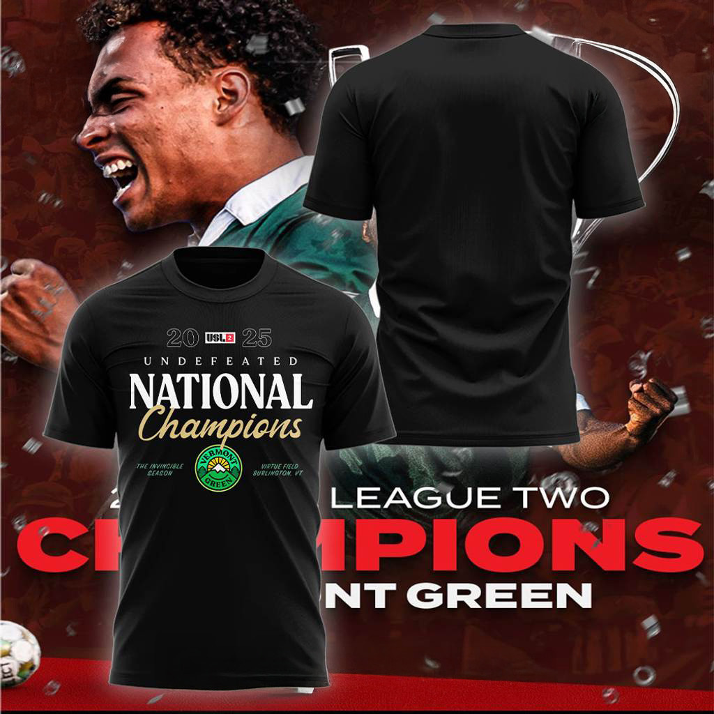 Vermont Green FC Undefeated National Champions Shirt Fan Merch Xmas Presents For Him-1
