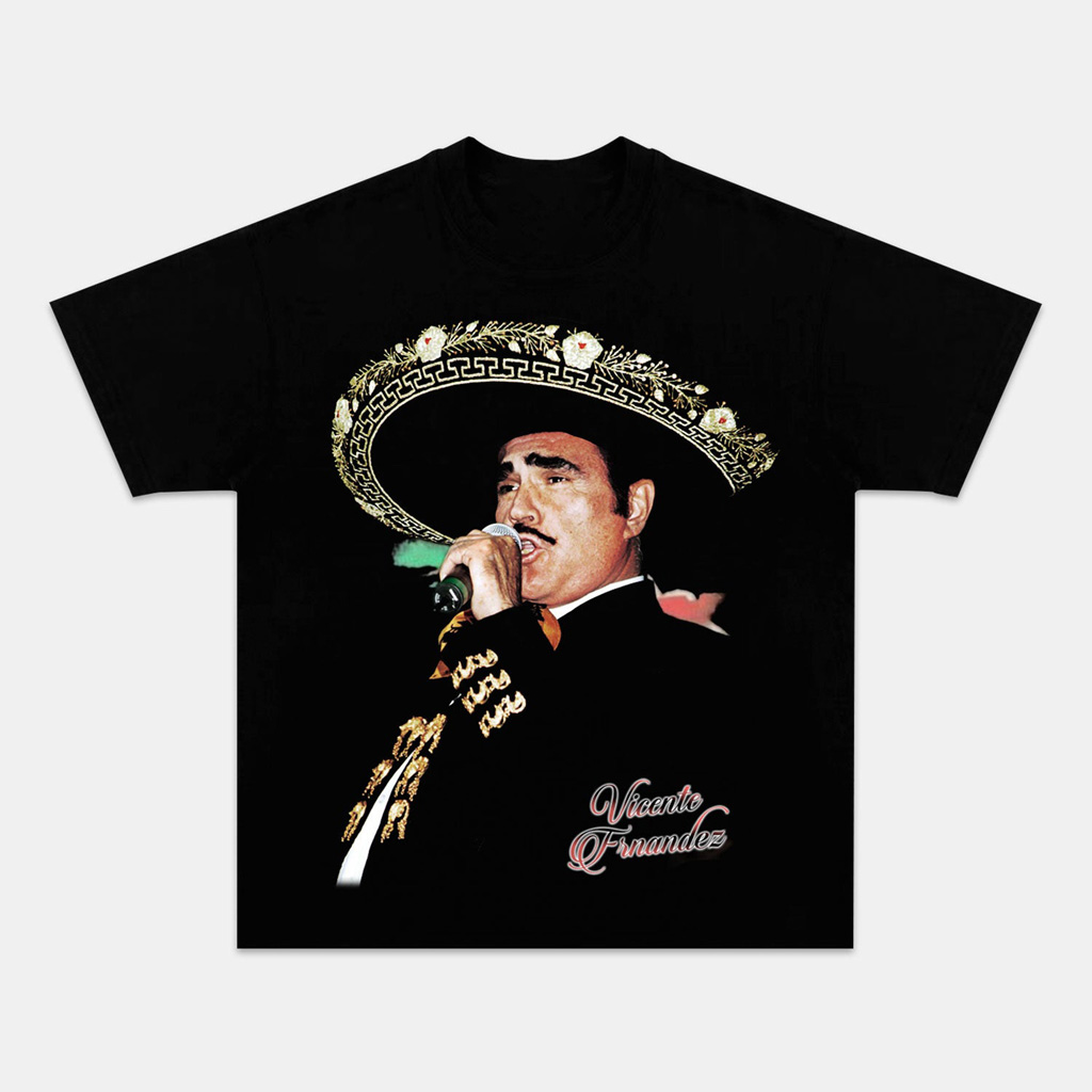 Vicente Fernandez 2 0 Graphic T-Shirt Fan Merch Christmas Presents-1