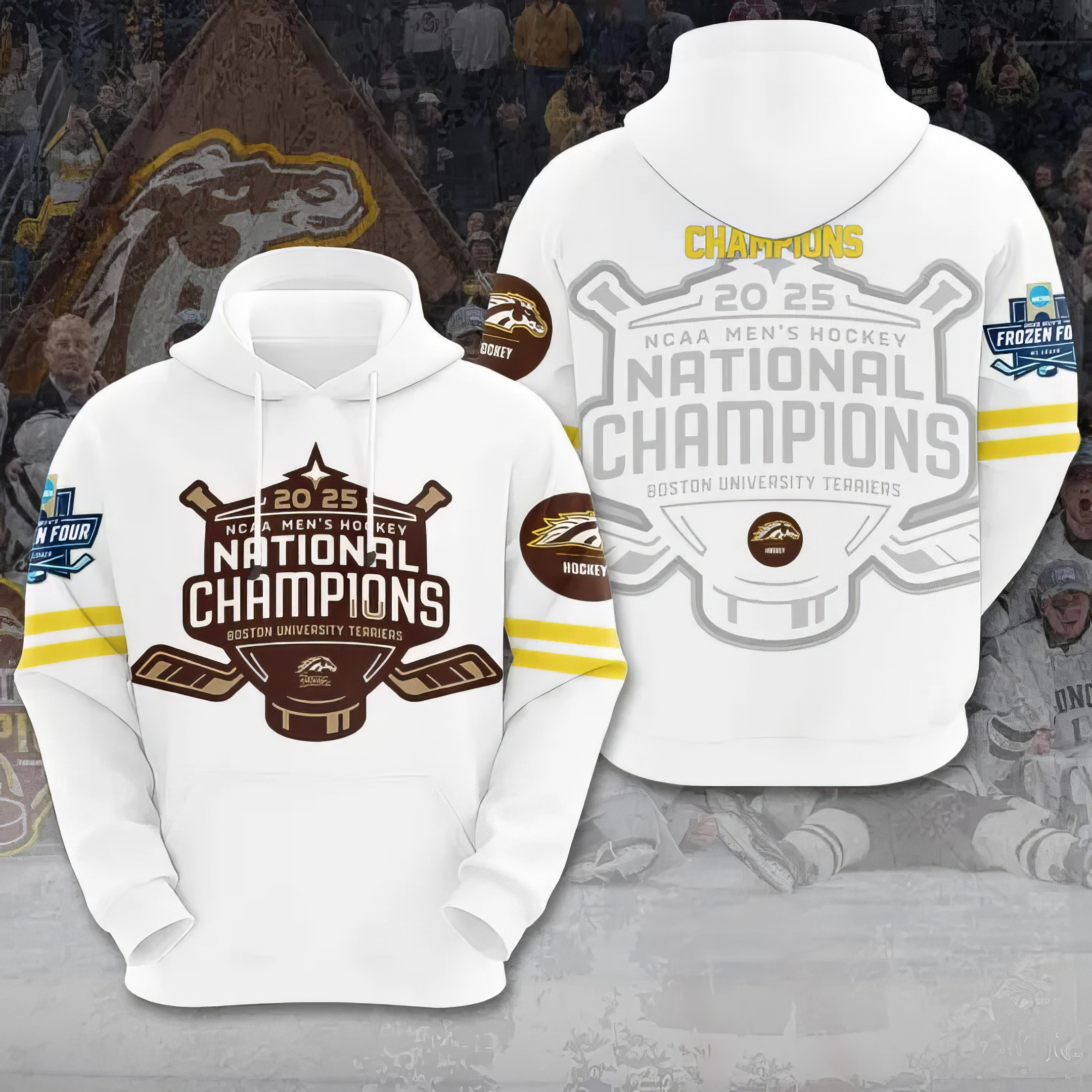 WMU Hockey 2025 National Champion Hoodie Best Gifts For Hockey Fans-1