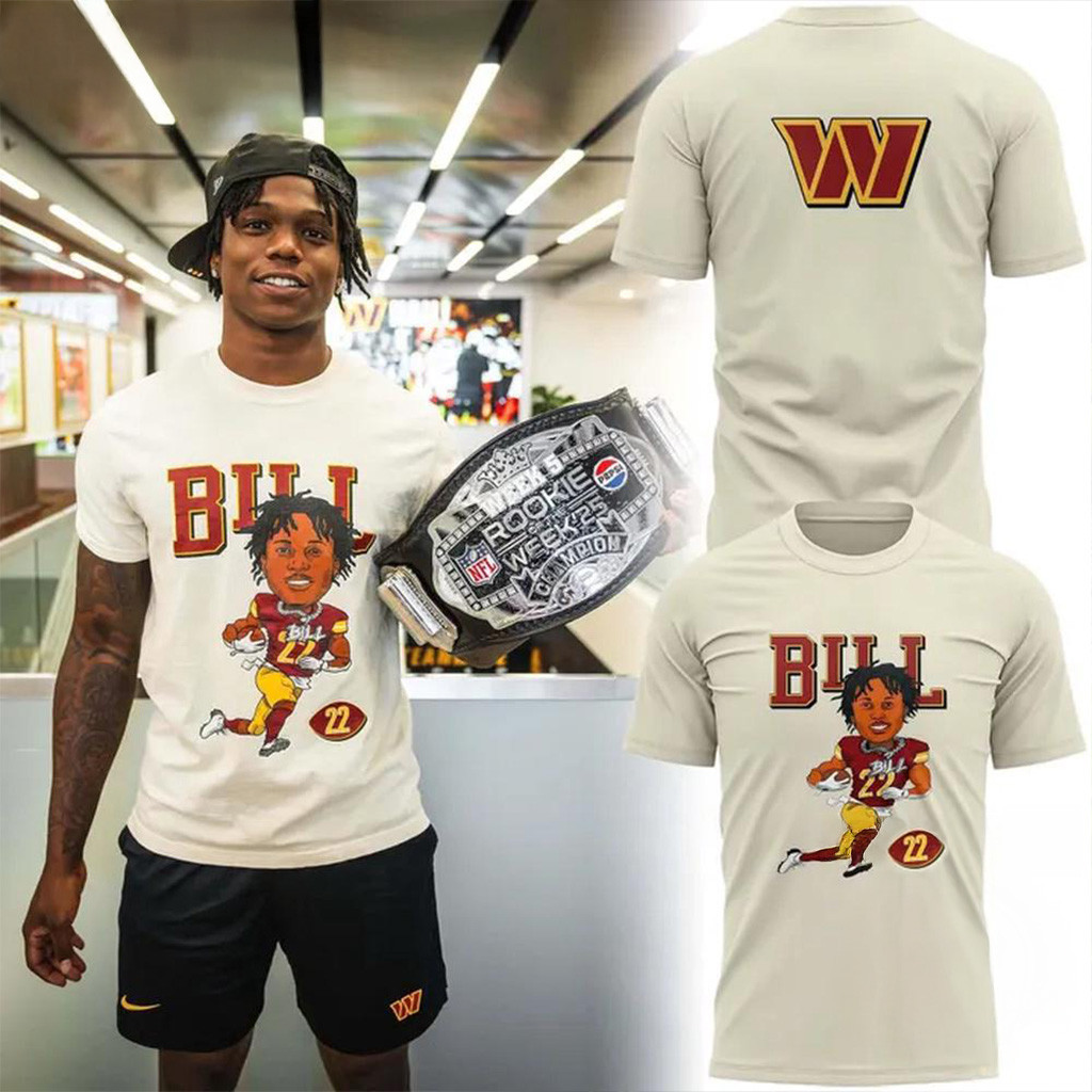 Washington Commanders Jacory Croskey Merritt Little Bill 2025 Shirt Commanders Merch For Fans-1