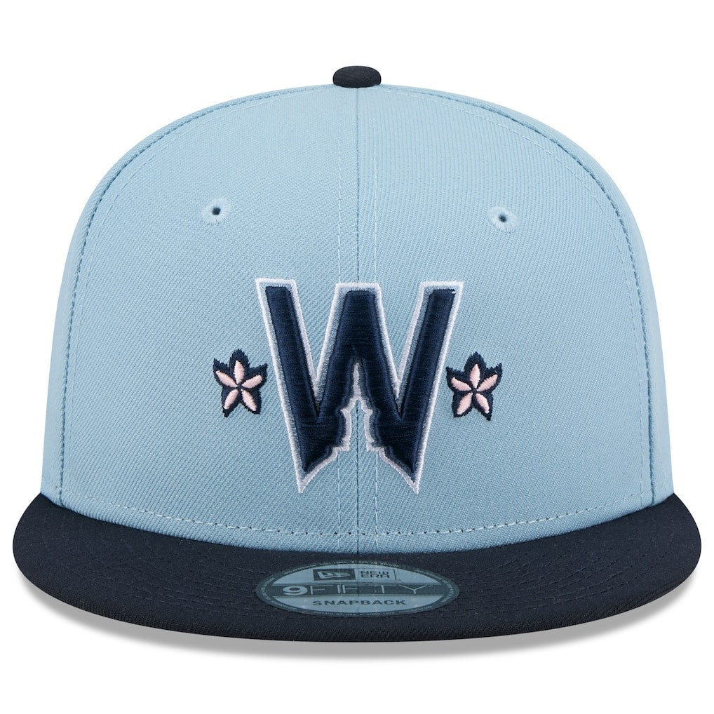 Washington Nationals City Connect Hat Cherry Blossom MLB New Era 59FIFTY Fitted Cap Merch-1