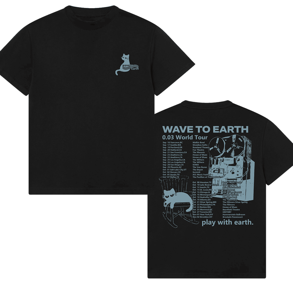 Wave To Earth Merch T-Shirt Wave To Earth 0.03 World Tour Shirt Birthday Gift for Husband-1 Wave To Earth Merch T-Shirt Wave To Earth 0.03 World Tour Shirt Birthday Gift for Husband-1