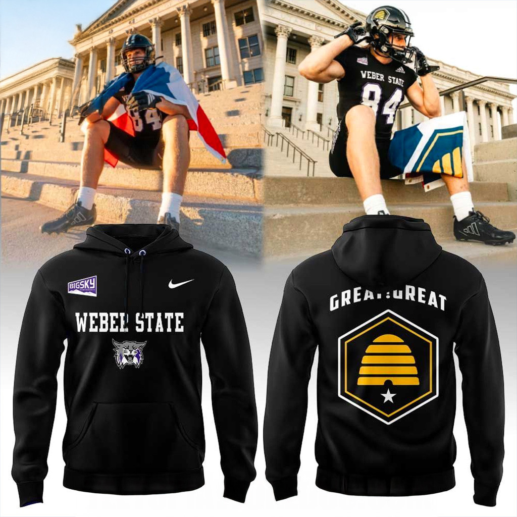 Weber State Football Celebrating The State In Weber State 2025 Hoodie Wildcats Merch Fans Gift-1