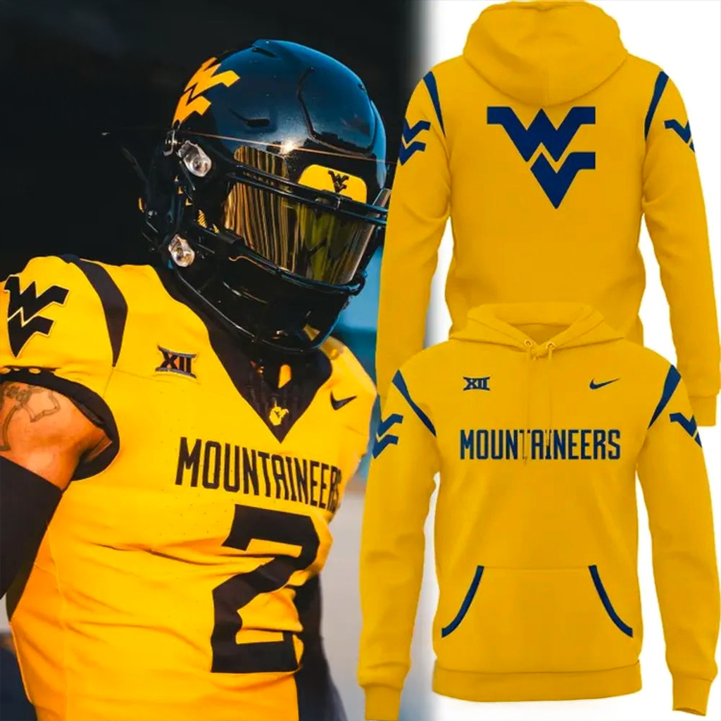 West Virginia Mountaineers Golden Hour Hoodie Fan Merch Gift For Husband-1