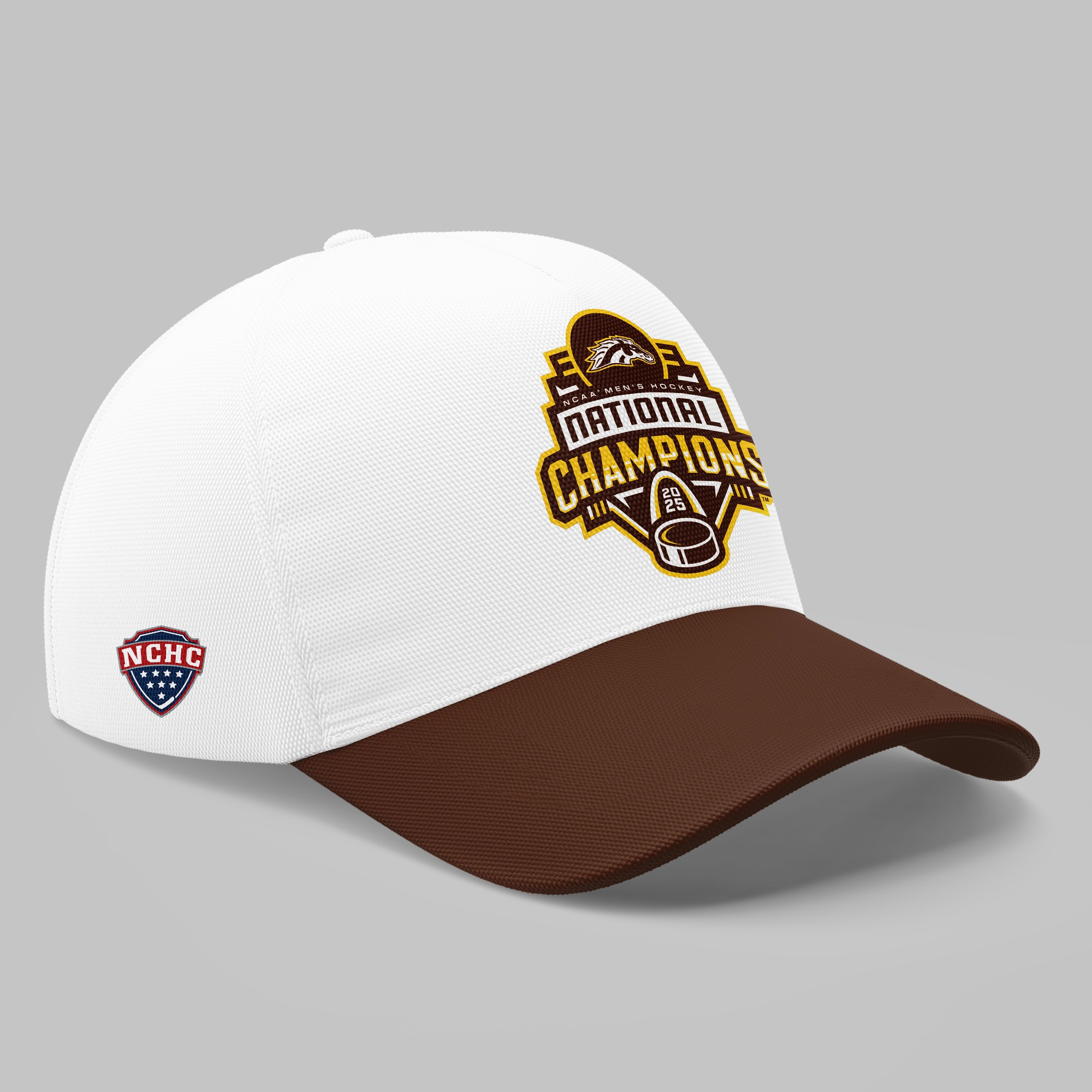 Western Michigan National Championship Gear Hat 2025 NCAA Broncos Hockey Fan Merchandise-1 Western Michigan National Championship Gear Hat 2025 NCAA Broncos Hockey Fan Merchandise-1