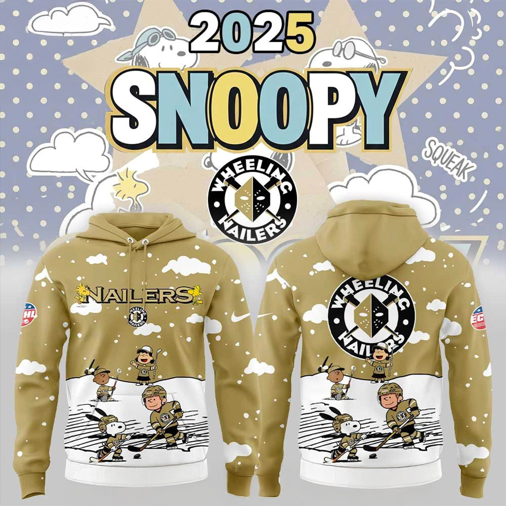 Wheeling Nailers Snoopy And Friends Hoodie Wheeling Nailers Merch Gifts For Hockey Fan-1