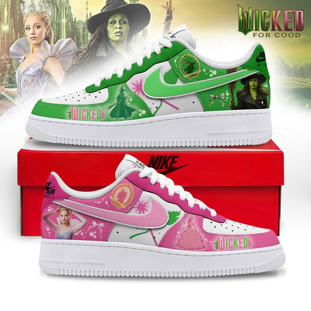 Wicked For Good Air Force 1 Sneakers Wicked Merch Christmas Gift Ideas For Daughter-1