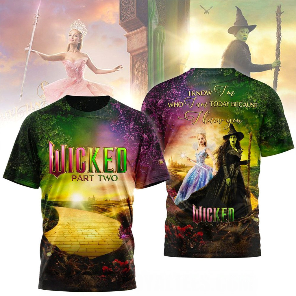 Wicked Part Two T-Shirt Wicked Merch Christmas Gifts For Girlfriend-1