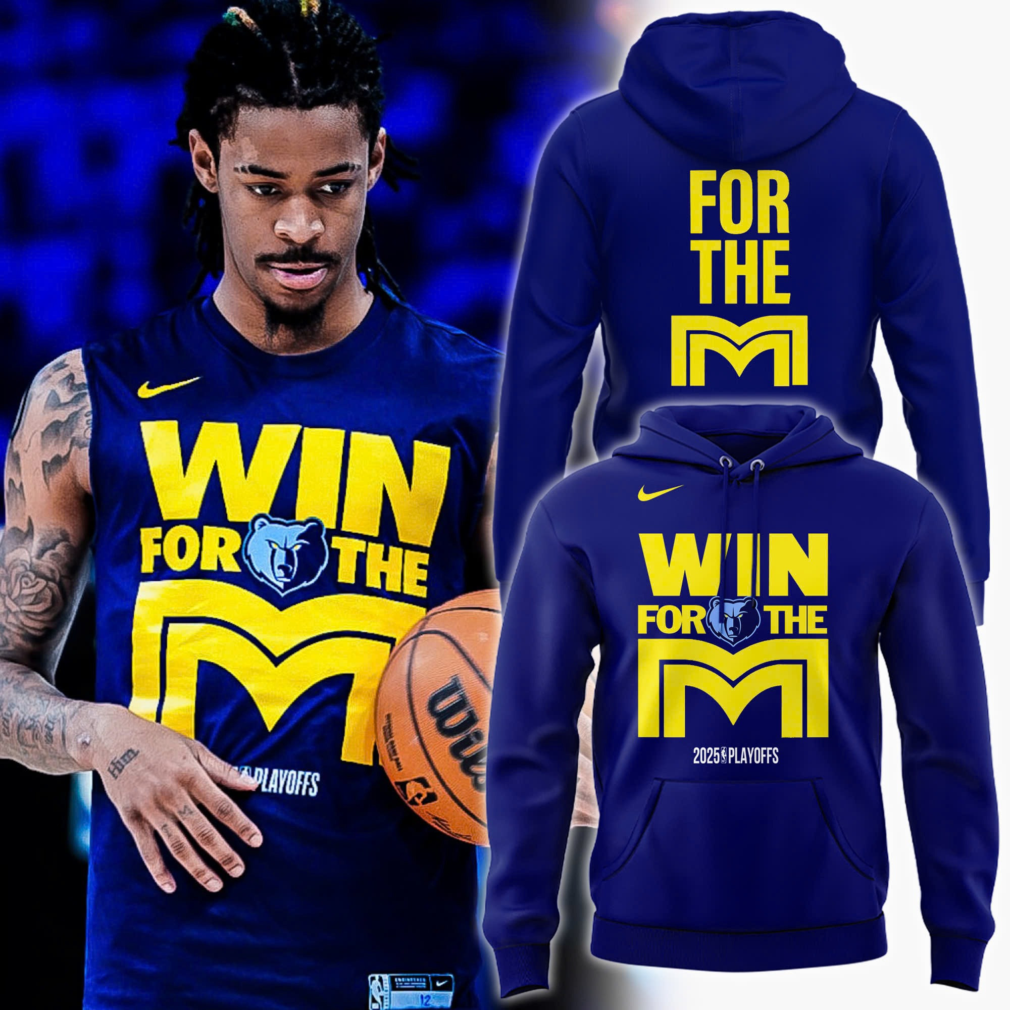 Win For The M Memphis Grizzlies Hoodie NBA 2025 Playoffs Merch Basketball Fan Gifts-1 Win For The M Memphis Grizzlies Hoodie NBA 2025 Playoffs Merch Basketball Fan Gifts-1