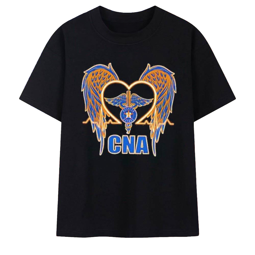 Wings CNA Houston Astros Baseball T-Shirt Fan Merch Christmas Gifts For Baseball Lovers-1