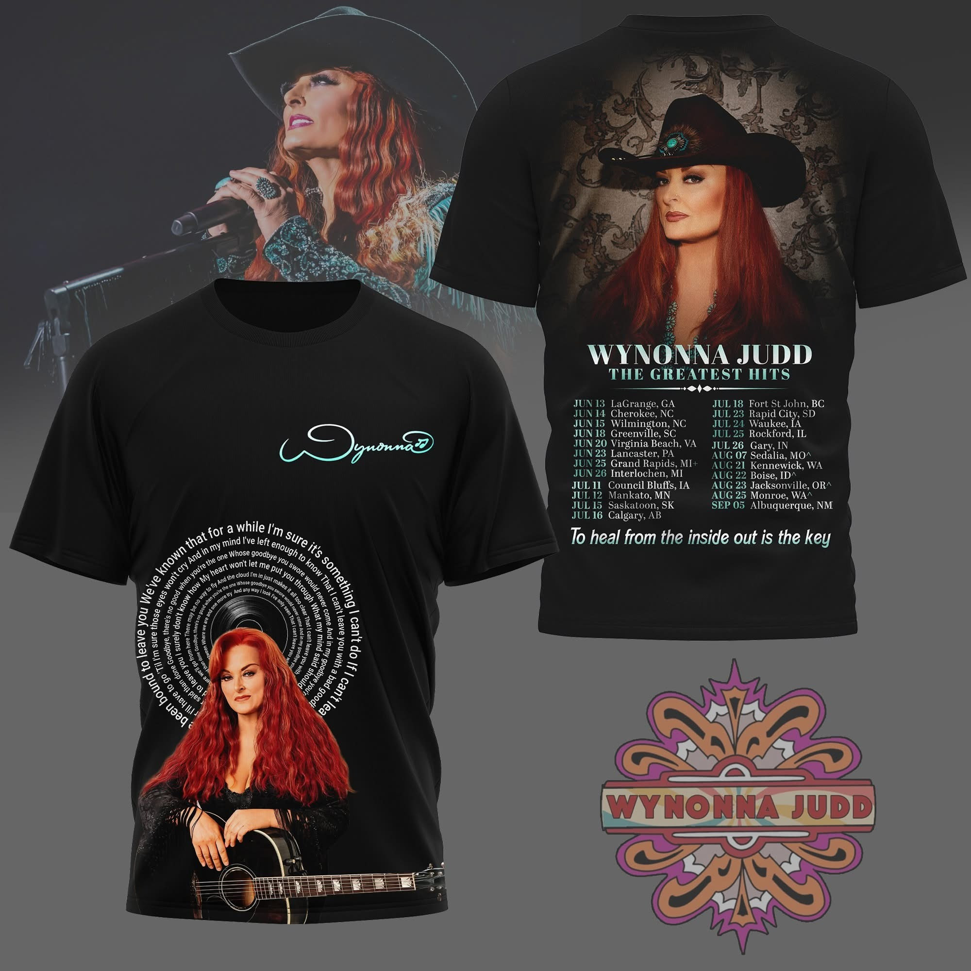 Wynonna Judd The Greatest Hits T-Shirt Wynonna Judd Tour Merch Gifts For Fans-1