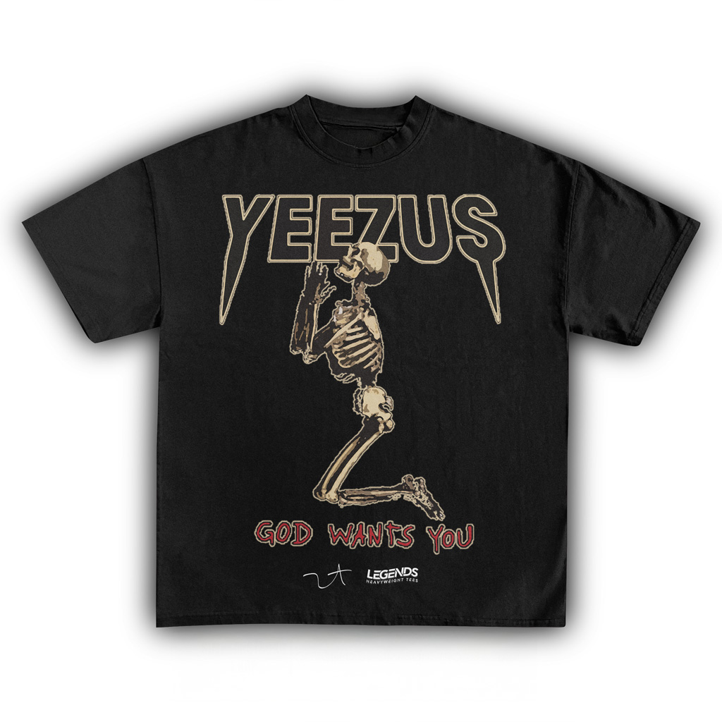 Yeezus Vintage T-Shirt Black Fan Merch Best Gifts For Music Lovers-1