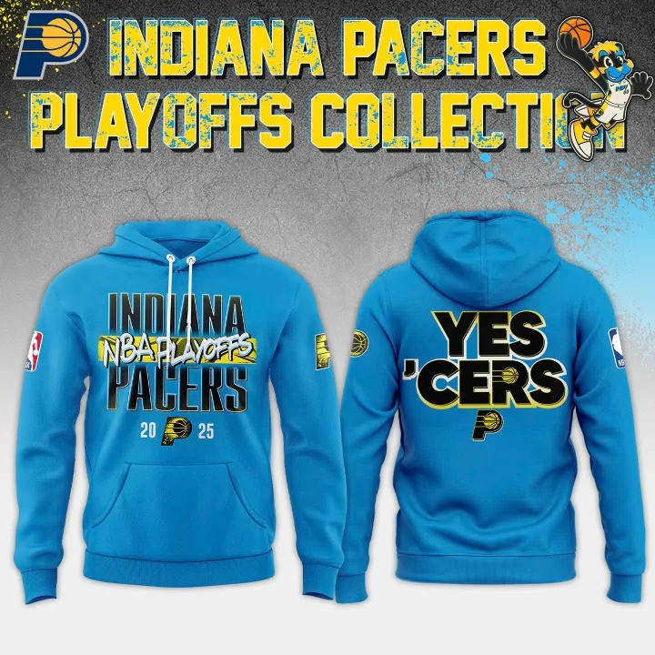 Yes Cers Indiana Pacers 2025 NBA Playoffs Hoodie Yes 'Cers Pacers Basketball Unique Gifts-1