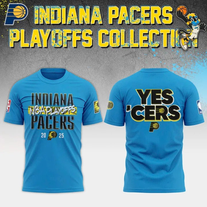Yes Cers Indiana Pacers 2025 NBA Playoffs T-Shirt Yes 'Cers Pacers Basketball Fan Apparel-1