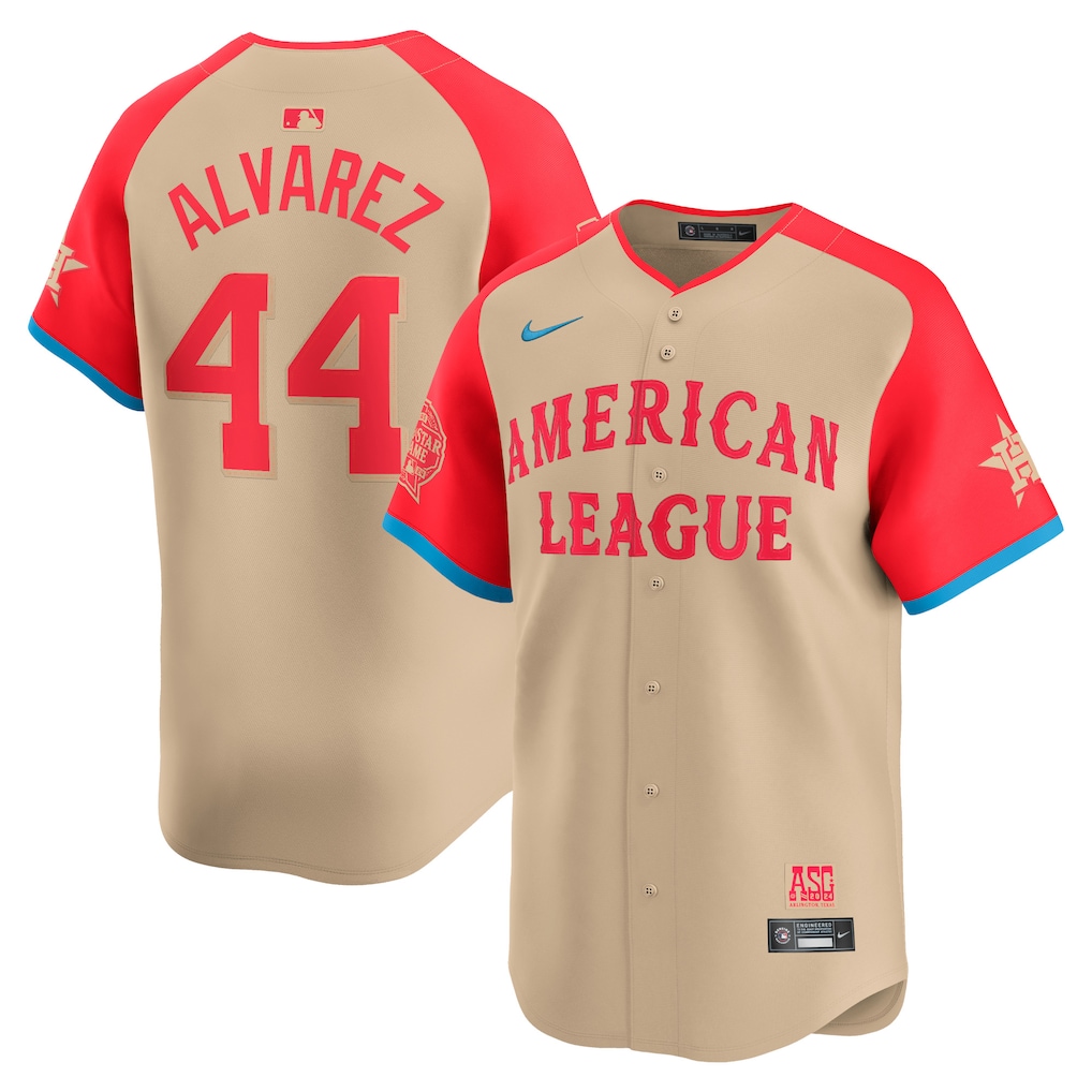 Yordan Alvarez American League Nike 2024 MLB All-Star Game Limited Player Jersey - Cream-1