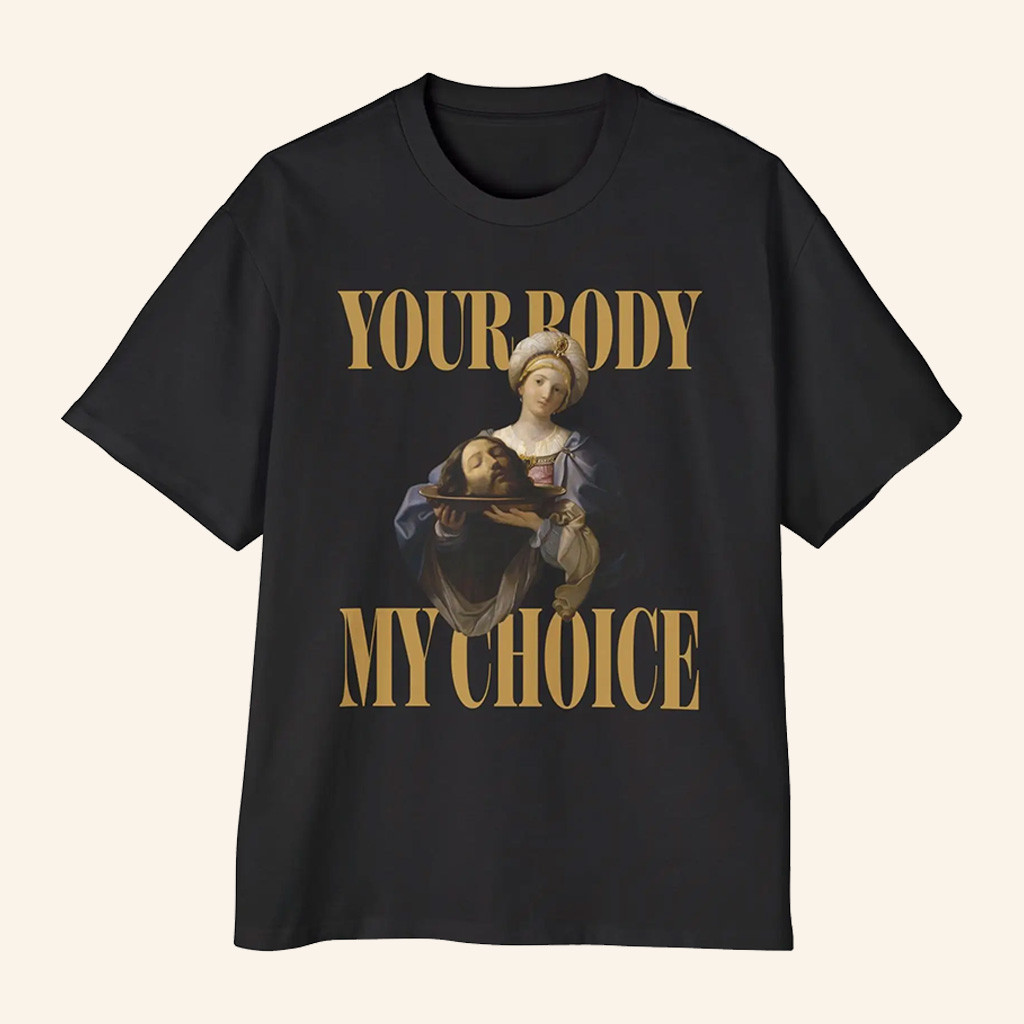 Your Body My Choice Shirt Black Charlie Kirk Shirt Patriotic Charlie Kirk Merch Gifts For Him-1