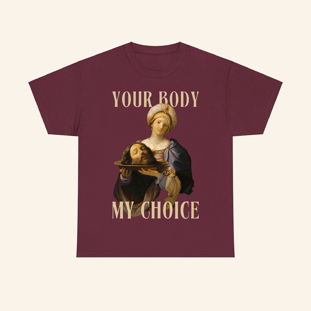 Your Body My Choice Shirt Charlie Kirk Shirt Charlie Kirk Merch Patriotic Gifts For Wife-1