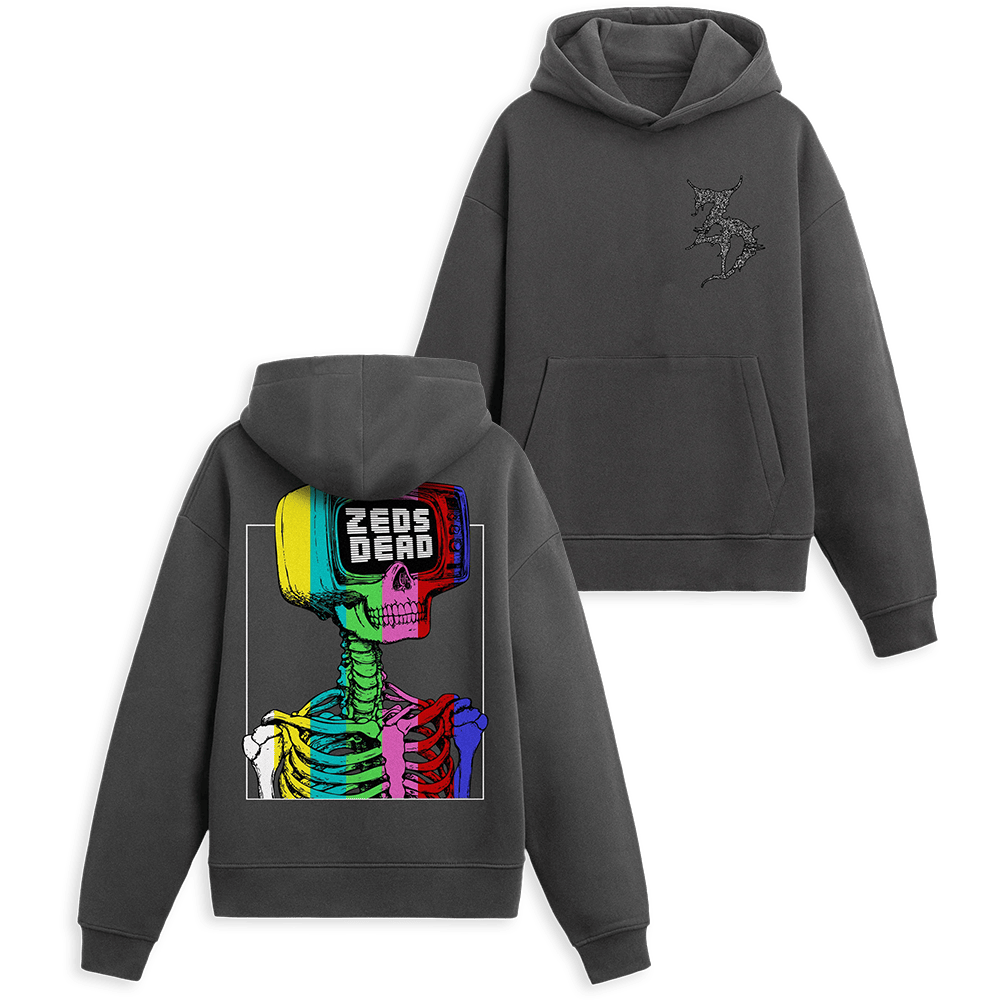 Zeds Dead Merch Test Pattern Hoodie Zeds Dead Hoodie Fathers Day Gifts Special Gifts For Fans-1