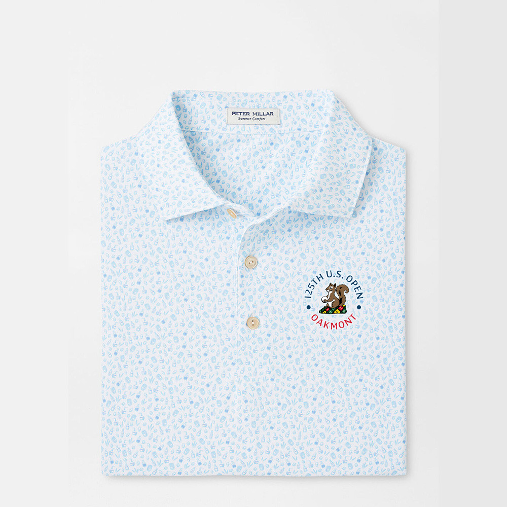 125th US Open Long Polo Shirt 2025 125th US Open Merch Cool Gifts For Dad Golf Lovers-1