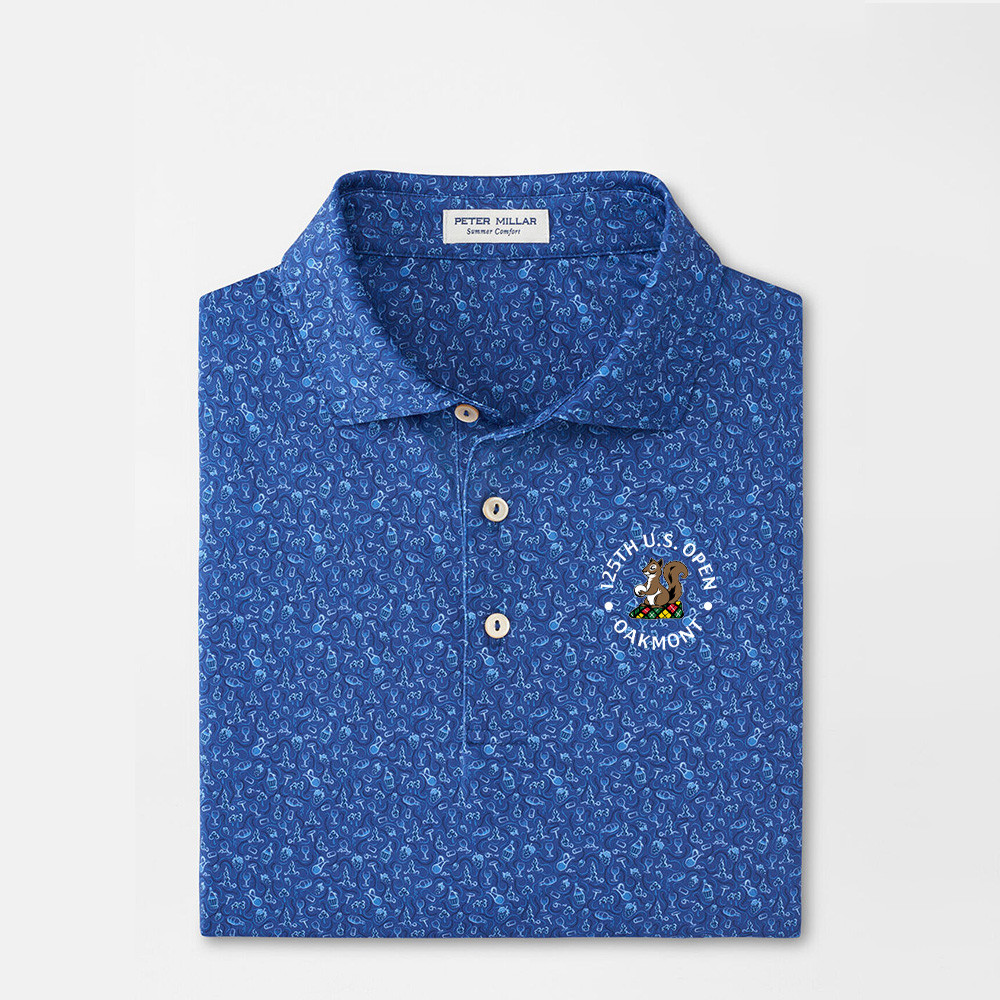 125th US Open Long Polo Shirt 2025 125th US Open Merch Father's Day Golf Gift Ideas-1